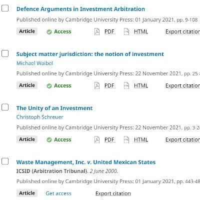 Reporting @ICSID & #ISDS cases since 1993 @Lauterpacht_Ctr. 20+ vols @CUP_Law. 200+ summaries & commentary. General Editors: Profs Viñuales @CEENRG & @WaibelM09