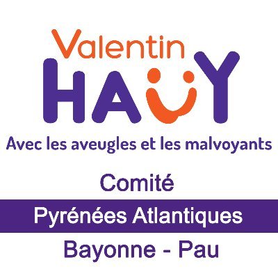 ValentinHauy64's profile picture. Association Valentin Haüy
Comité des Pyrénées-Atlantiques
au service des aveugles et des malvoyants