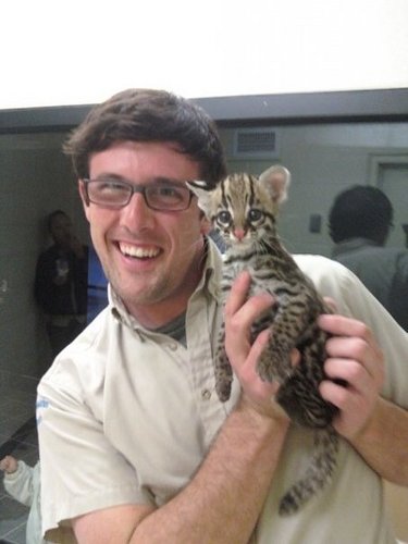 Animal trainer at Wildlife World Zoo & Aquarium in Az. I pretty much work in my dream job training exotic animals for shows and television appearances!