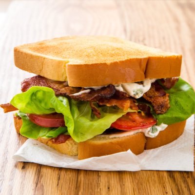 Your regular BLT trying to make a little extra lettuce and troll the touts. Stop on by and make a little extra bacon.