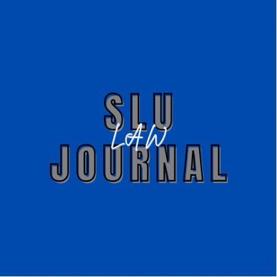 The official account of Saint Louis University Law Journal. We'll be tweeting out our publications and other legal news.