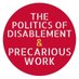 The Politics of Disablement & Precarious Work (@disprecwork) Twitter profile photo The Politics of Disablement & Precarious Work (@disprecwork) Twitter profile photo