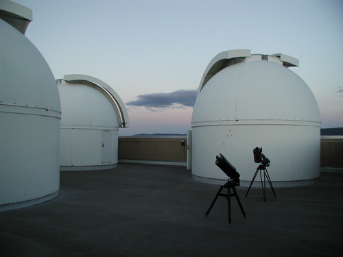 The Observatory on the 6th floor of Davey Lab at the Penn State University Park campus.  Come visit us if you want to see the stars!