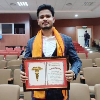 Ashutos40644499's profile picture. CMO, Special Jail, Bjng
Asst. Surgeon(MBBS)
Doctor👨‍⚕️|| Fitness fanatic 🏋️
Insta - drashu_kp_cs