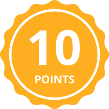 I give out points. The points don't matter.