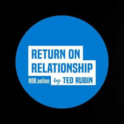 Return on Relationship™... the value accrued by a person or brand due to nurturing a relationship. Relationships ARE the new currency. Honor & invest in them!