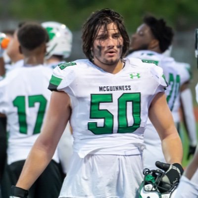 Southwestern College C/O 2023
☘️Bishop McGuinness☘️
 OL/DL 6’3”240
405-777-8700