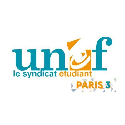 Section local de l’UNEF à La Sorbonne Nouvelle.
Insta : @unefparis3
 Mail : paris3@unef.fr