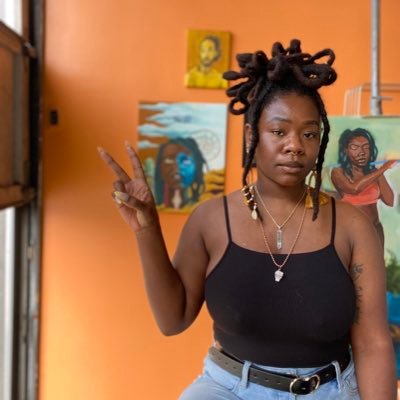 blackpeaceart_'s profile picture. NC Artist 🎨 | 🦂🪴 infinite peace + growth Follow my IG: @theblackpeace_