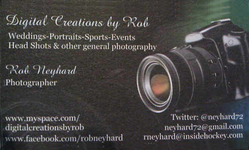 neyhard72's profile picture. I'm a 40 yr old Freelance Photographer In NE Pennsylvania. I shoot weddings, sports, portraits, photo retouching and restorations. I shoot for Inside Hockey too