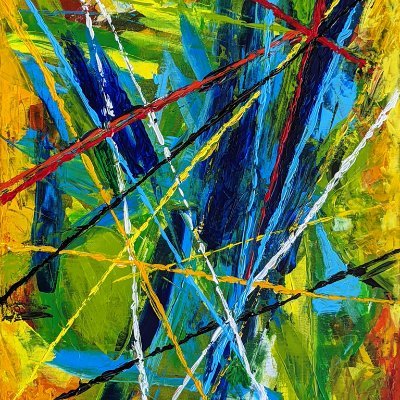Artist
Colorful contemporary and abstract paintings and some sculptures to invoke curiosity, happiness and edginess.