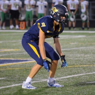 2023 DB 6’1” 180lbs | 4.69 40 | 4.19 shuttle | 4.0 GPA Prior Lake high school (Savage, MN) |