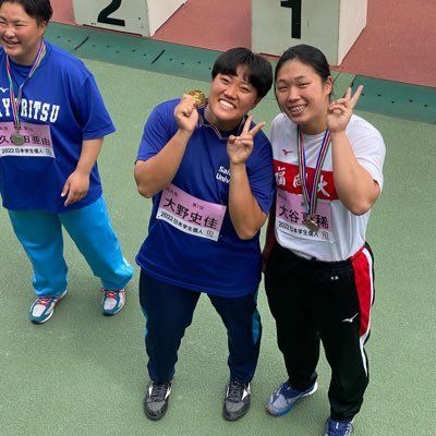 挾間中→大分雄城台⇒福岡大学⇒社会人一年目（鉄と仲良くする所） 陸上（砲丸） 好きなことをして好きに生きる！