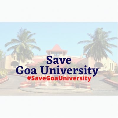 Students’ Movement to raise awareness about the declined Grade of Goa University and working towards the upgradation of Goa University rank on war footing.