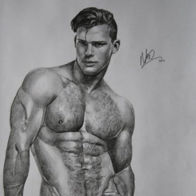 RCA Trained ARTIST who specialises in the beauty of MALE NUDES. Current work is available to buy on Etsy.