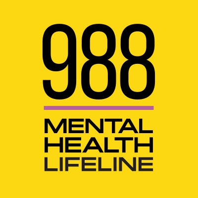 The helpline that listens. If you're experiencing a mental health crisis, call or text 988. ☎️ #ShiftFromStigma
