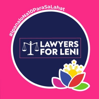 A community of Filipino lawyers who believe that the way forward is to restore respect for the rule of law through Leni Robredo's leadership.