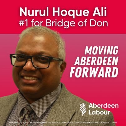 Husband-Father,
Progressive-Democratic-Socialist,
Labour Cllr for Bridge of Don,
Chemical Engineer,
Learning Judo!
All views are my own,
RT are not endorsements