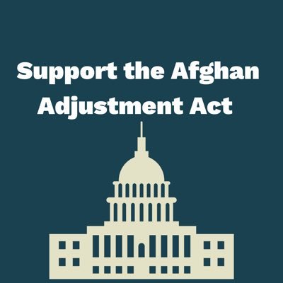 We are a group in support of the #AfghanAdjustmentAct Our hope is that this page promotes and supports the passing of this act.