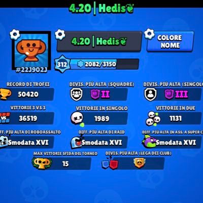 F/A Brawl Stars player | 50k trophy in 2021 | Full rank 30 | 8 rank 35 | Over 36k win 3vs3