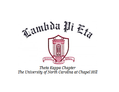 We are the Theta Kappa Chapter of Lambda Pi Eta at the University of North Carolina at Chapel Hill.