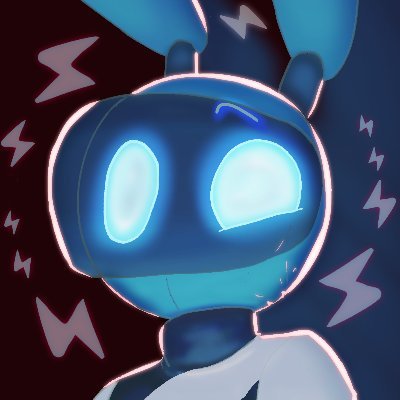 A robot rabbit which likes to stream & draw when they can