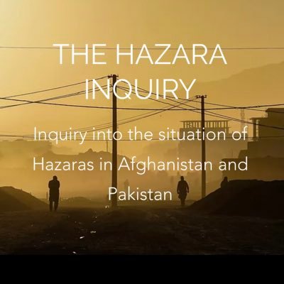 The official account of the Parliamentary Inquiry into the situation of Hazaras in Afghanistan and Pakistan. DM for press & interviews.