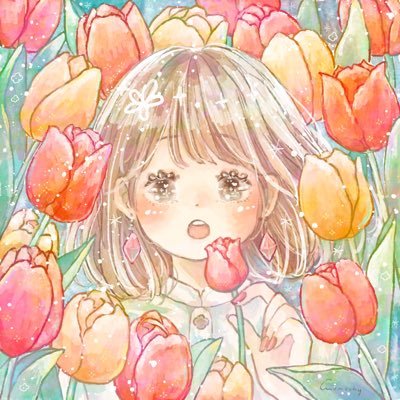 4/22 START Collection by NFT Artist @momochy_ May the world be filled with flowers of happiness. Check out my OpenSea ✿ 花咲く子たちを100人描きます💐全作品即日完売中🌸