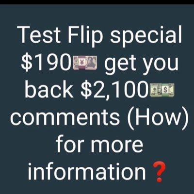 If interested in making some extra cash DM me for more information $100 could give you $1000 try now☘️🔙🔛🔝we also charge bitcoin to cash the line is open 💵💳