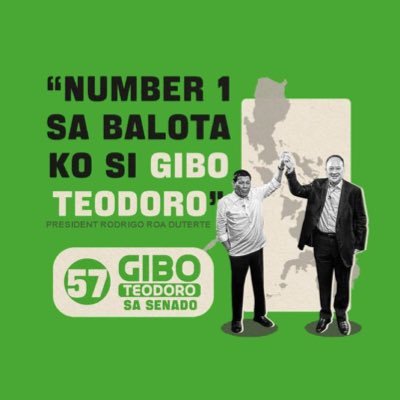 We believe that Gilbert Teodoro Jr. is the leader we want and need for Senator 2022💚 Bagong Pilipinas Para sa Bagong Henerasyon💚