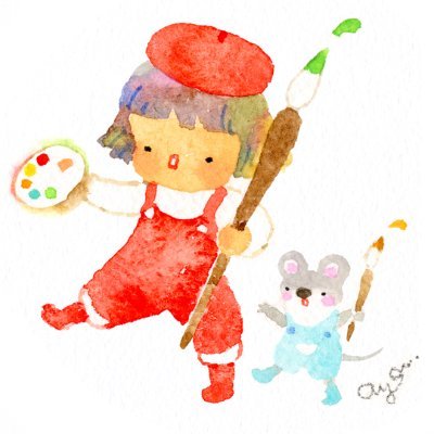 絵描き🎨水彩でお花・子供・動物たちをモチーフに描いてます😸 【お仕事のご依頼▶︎kobayashiaya1@gmail.com 】【ネットショップ▶︎https://t.co/vbEB0VyNoH 】　 minneはこちら👇🏻