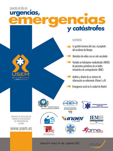 Puesta al día en urgencias, emergencias y catastrofes es una revista de edición ONLINE.