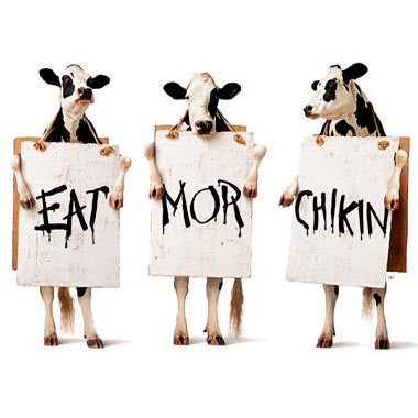 This is a Twitter account for the Chick-fil-A Macedonia Cow! You see me at events and outside the restaurant waving at cars driving by. Eat Mor Chikin!