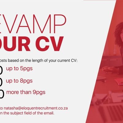 Cvrevamp01's profile picture. We specialize in resume writing and cover letters, and interview tips. Should you be in need of one please kindly whatsApp Victor on 0789859118. Thank you