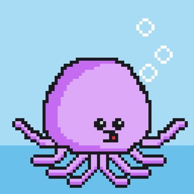 HI ‼︎ Come see my pixel art octopus . from japan. |ドット絵でNFT ARTをやっています。よろしくお願いします。#NFT友達募集中！！フォロバします🐙