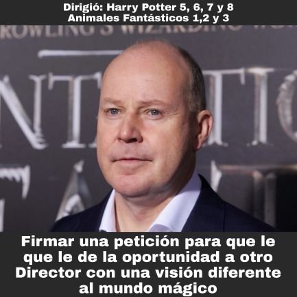 Pedimos solemnemente que David Yates busque otros proyectos y de la oportunidad a otro Director que se encargue de las películas del Mundo Mágico