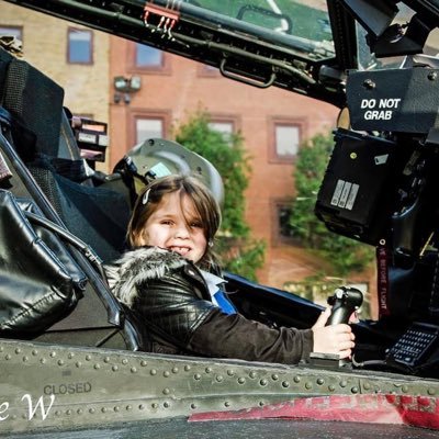 Abbie, always wanted be an Apache pilot since the age of 4, I'm now  12 and still wish to fulfil my dream of being an aviator one day.