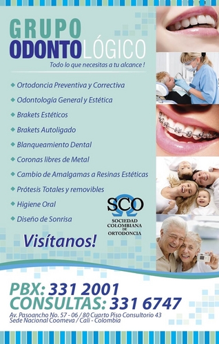 Búscanos en facebook como GRUPO ODONTOLOGICO, te brindamos los mejores servicios en odontología con los mas altos estándares de calidad, visitanos!!!