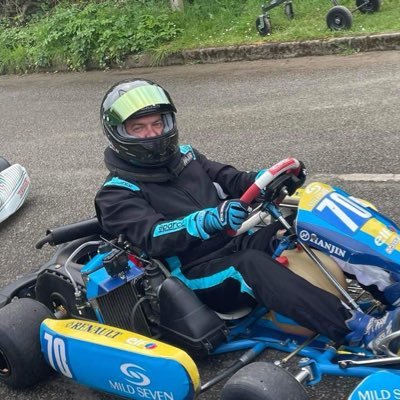 Kart racer, F1, historic and road racing fan