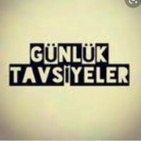 Günlük Tavsiyeler (@gunluktavsiye) 's Twitter Profile Photo Günlük Tavsiyeler (@gunluktavsiye) 's Twitter Profile Photo