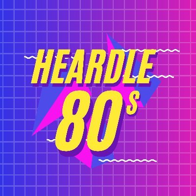 Twitter account for Heardle 80s, the '80s Heardle clone. follow @heardledecades for more decades.

As heard on @Absolute80s.

Clone created by @hey_moustache_
