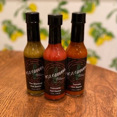 Flavorful small batch hot sauce makers, owned by husband and wife classical musicians, vegan and gluten free