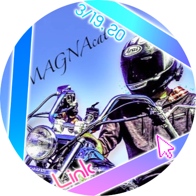 MAGNAcat01's profile picture. アニメ/ ゲーム/VTuber/コスプレ/🌴無言フォロー失礼します。多趣味垢 🏍MAGNA▶︎GROM▶︎V-TWIN MAGNA