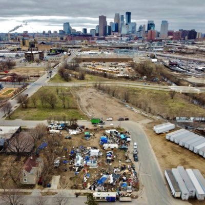 community of unhoused people, fought off police eviction attempts and is building a community for unhoused people in minneapolis.

@nearnorth@urbanists.social