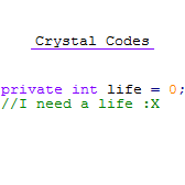 CrystalCodes's profile picture. 