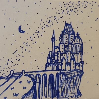 I draw little castles, paint little minis, and I hope you enjoy them :)
