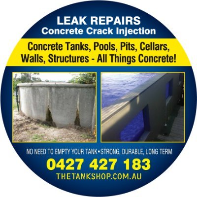 STOP Concrete Tank Leaks - Repair LEAKS - Strong, Durable, Flexible.