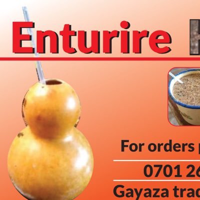 Producers and Distributors of original Enturire Drink (Sorghum, water and honey) from Kabale