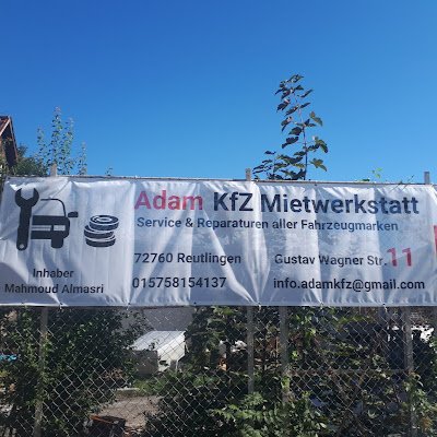 Adamkfz
Reutlingen Gustav Wagner Straße 11
015758154137