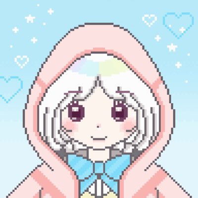 virtual pastel girls🦄🍬💎🌙🎀☁*° ｜ドット絵の女の子のgifを姉妹でつくってます(アカウントも共同運用)｜みなさんのもう1人の自分となるバーチャル美少女として愛してください(⁎ᴗ͈ˬᴗ͈⁎) ✨無言フォロー失礼します🙇‍♂️💦 #NFT #ドット絵 #pixelart  #可愛い